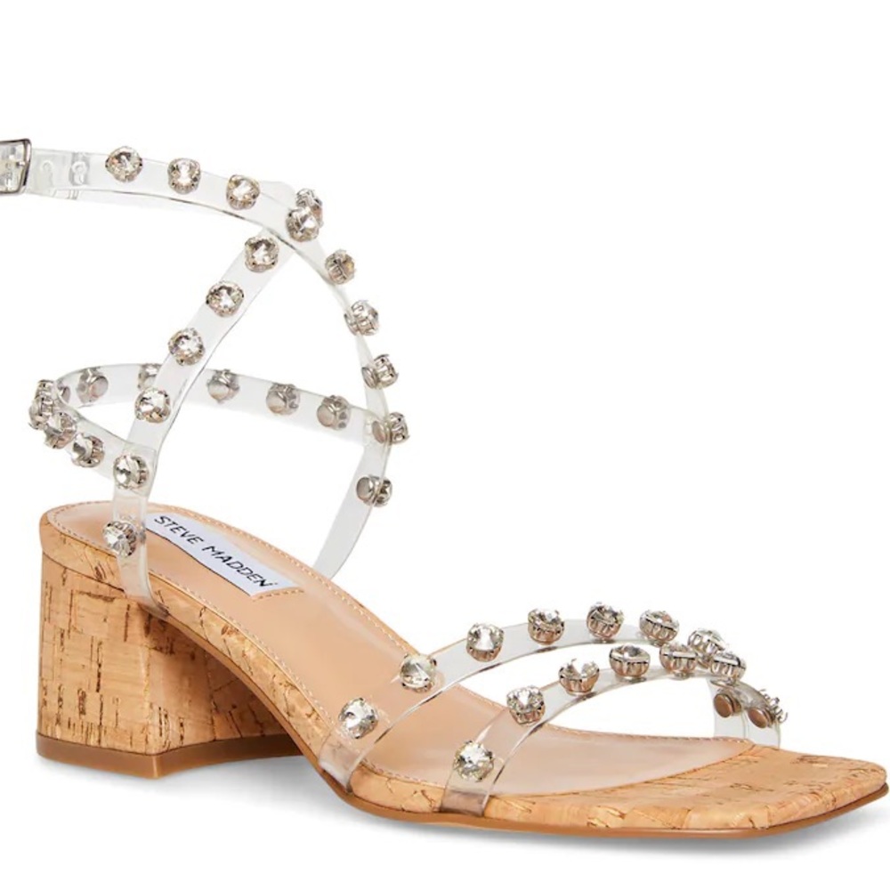 Steve Madden invent clear heel